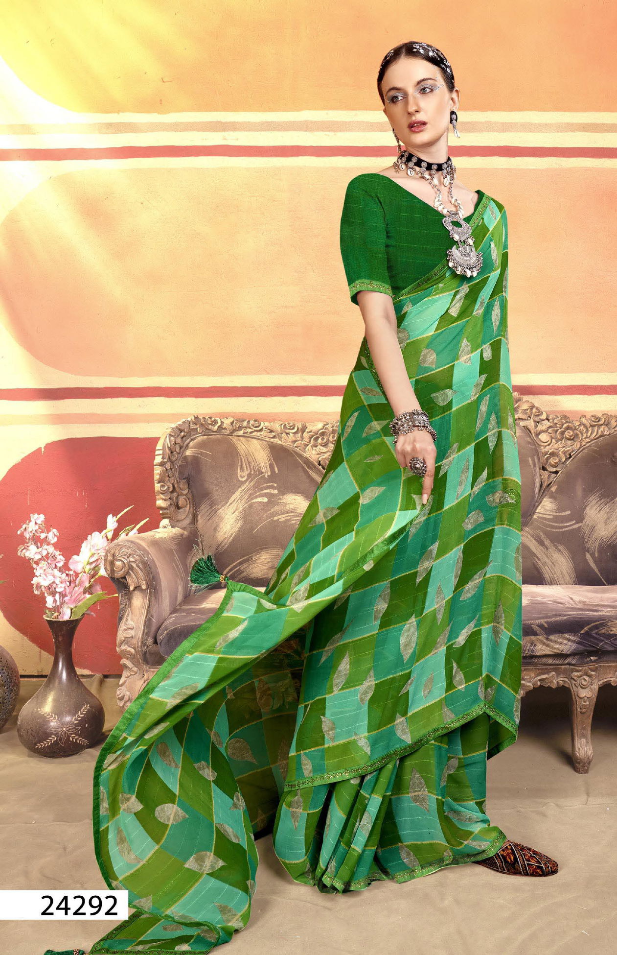 Arnika Vol 02 By Vallabhi Printed Georgette Sarees Wholesale Market In Surat